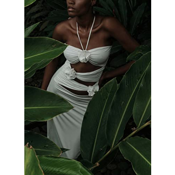 Stylish Women 3D Flower Halter Midi Dress for Every Occasion