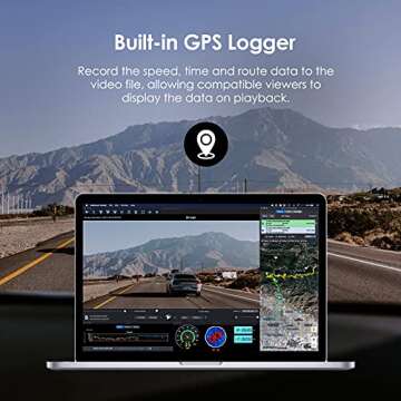 VIOFO 2K Dual Dash Cam, 1440P Front and 1080P Inside Cabin Car Camera with Wi-Fi GPS, Infrared Night Vision, Parking Mode, Supercapacitor, Support 256GB max (A129 Plus Duo IR)
