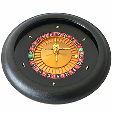 Yuanhe Deluxe Roulette Wheel Set - 18" Casino Grade Roulette Game Set with 2 Balls Pills, Very Smoot...