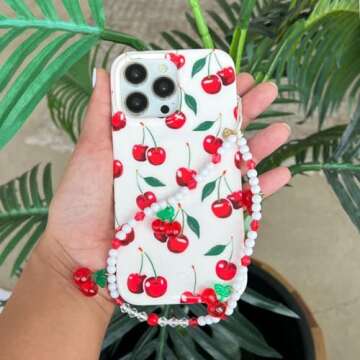 Velvet Caviar Phone Charm Wrist Strap - Cute Beaded Cellphone Wristlet - Lanyard Accessory for Women...