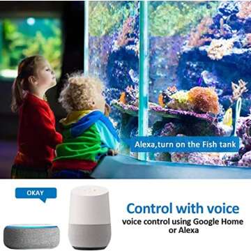 Smart Plug, Power Strip, POWSAV Smart Home WiFi Surge Protector with 5 Smart Outlets (Works with Alexa & Google Home) and 5 Always on outlets and 4 USB Ports, 6 Feet Extension Cord, Black, ETL Listed