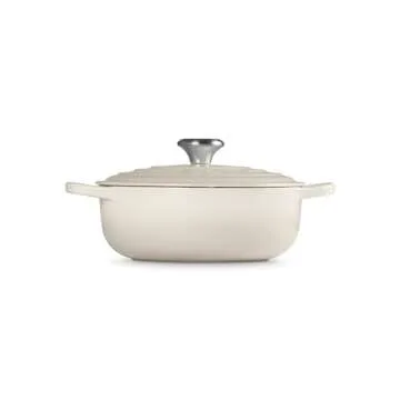 Le Creuset Enameled Cast Iron Signature Sauteuse Oven, 3.5 qt., Meringue