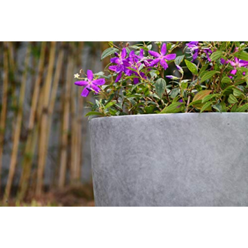 Kante 18 Inch Round Concrete Planter Indoor Outdoor Large Pot