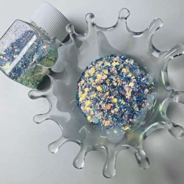 Resin Silicone Molds for DIY Crafts，Jewelry Storage，Accessories Trinket Container，Dish Molds