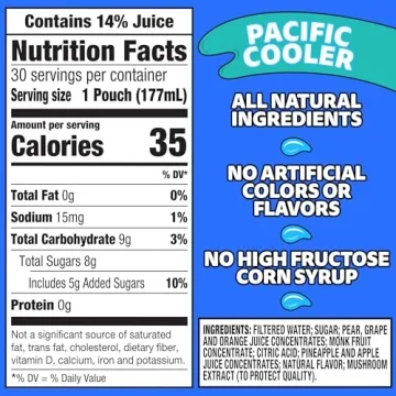 Capri Sun Pacific Cooler Juice - 30 Pouch Pack