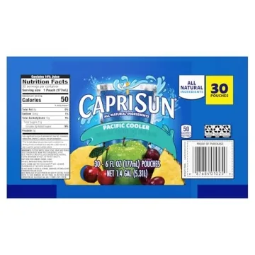 Capri Sun Pacific Cooler Juice - 30 Pouch Pack