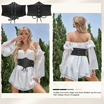 Lace-up Waspie Corset Belt - JASGOOD Women's Accessory