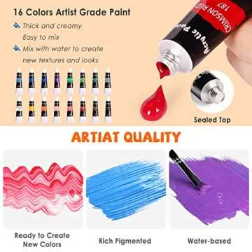 Deluxe Canvas Painting Set for Artists of All Levels