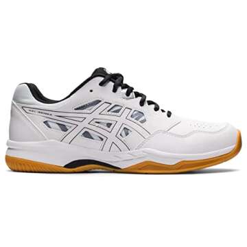 ASICS Men's Gel-RENMA Indoor Shoe, 11, White/Black
