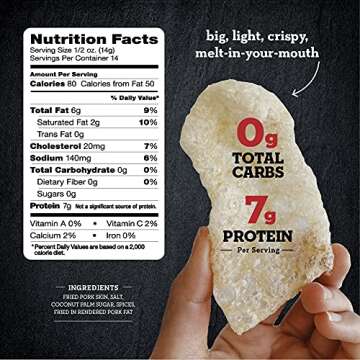 4505 Meats Classic Chili & Salt Pork Rinds – Deliciously Healthy Snack with 0 Carbs