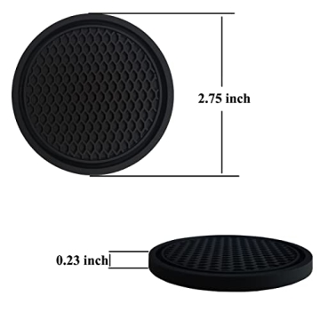 Sparkly PINEPOEM Car Cup Holder Coasters for All