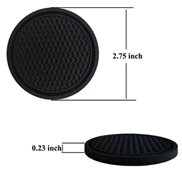 Sparkly PINEPOEM Car Cup Holder Coasters for All