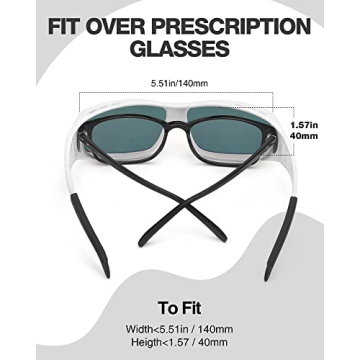 FIMILU Fit Over Sunglasses - Polarized UV400 Protection