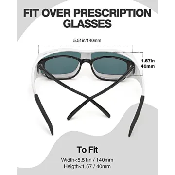 FIMILU Fit Over Sunglasses - Polarized UV400 Protection