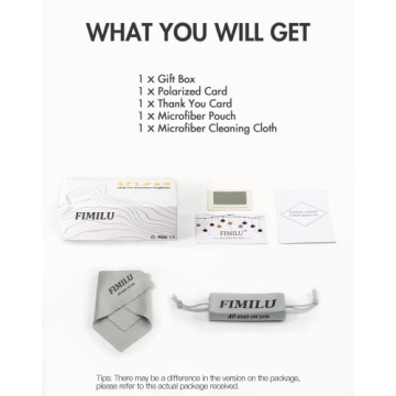 FIMILU Fit Over Sunglasses - Polarized UV400 Protection