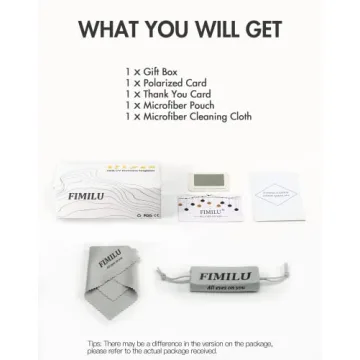 FIMILU Fit Over Sunglasses - Polarized UV400 Protection