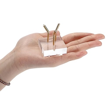 Hipiwe Gold Metal Display Stand for Collectibles