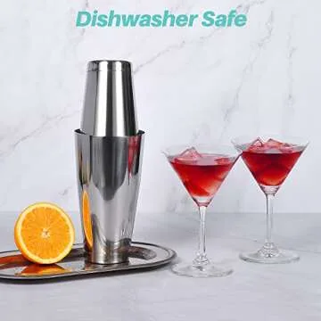 Etens Cocktail Shaker Set - Pro Bar Tool for Mixology