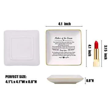 Topthink Mother of the Groom Jewelry Holder Gift