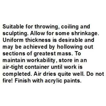 Laguna Brand Self Hardening Modeling Clay | Dries Over Night | Toxic Free | Non-Fire Self Hardening ...