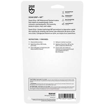 GEAR AID Nylon Tent Repair Kit for Seamless Repairs