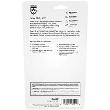 GEAR AID Nylon Tent Repair Kit for Seamless Repairs