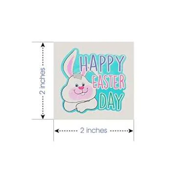 ArtCreativity Temporary Easter Tattoos for Kids, Bulk Pack of 144, 2 Inch Non-Toxic Tats Stickers for Boys and Girls, Fun Easter Basket Stuffers, Cute Surprise Egg Toys, Treats, Goodie Bag Fillers