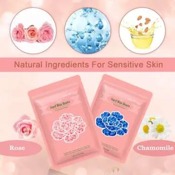 Bouvetan Waxing Kit for Smooth Hair Removal at Home