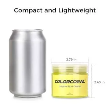 COLORCORAL 2Pack Keyboard Cleaning Gel Set Universal Dust Cleaner for PC Keyboard Cleaning Car Detailing Slime Laptop Dusting Home and Office Electronics Cleaning Kit Computer Cleaning Slime