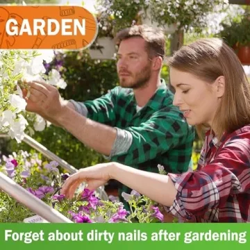 Konex Non-Slip Wooden Two-sided Hand Nail Brush Heavy Duty