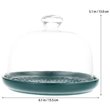 Elegant DOITOOL Cake Stand with Dome Cover for Desserts