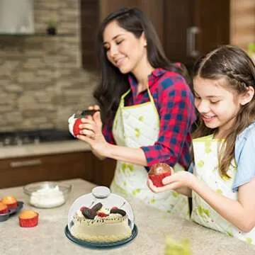 Elegant DOITOOL Cake Stand with Dome Cover for Desserts