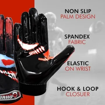 Villian Football Gloves - Enhanced Performance with Grip