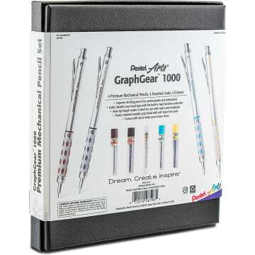 Pentel GraphGear 1000 Gift Set with Refill Leads
