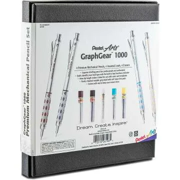 Pentel GraphGear 1000 Gift Set with Refill Leads