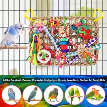 KATUMO Bird Toys Foraging Fun for Small Birds