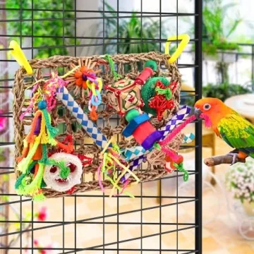KATUMO Bird Toys Foraging Fun for Small Birds