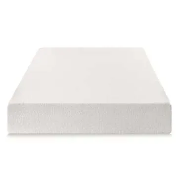 Best Price Mattress 12 Inch Full Mattress Bed-In-A-Box, Green Tea Memory Foam, White