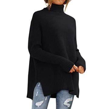 EFAN Women's Turtleneck Oversized Sweater - Cozy Chic Winter 2025