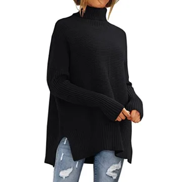 EFAN Women's Turtleneck Oversized Sweater - Cozy Chic Winter 2025