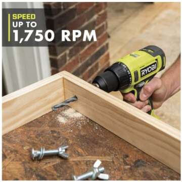 RYOBI ONE+ 18V Cordless Drill/Driver for DIY Projects