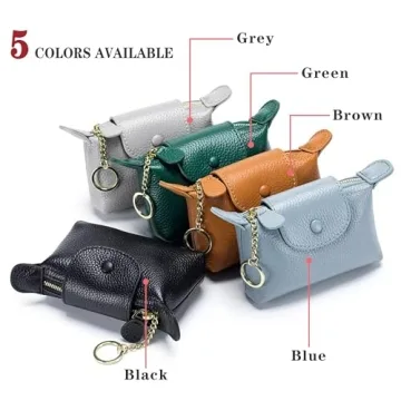 Elegant Leather Coin Purse for Women | Fashionable Wallet