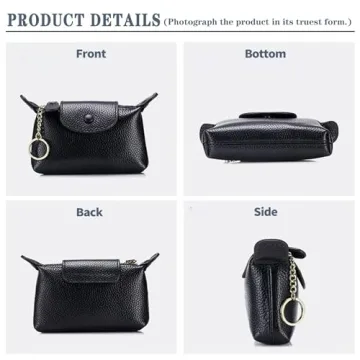 Elegant Leather Coin Purse for Women | Fashionable Wallet