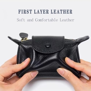 Elegant Leather Coin Purse for Women | Fashionable Wallet