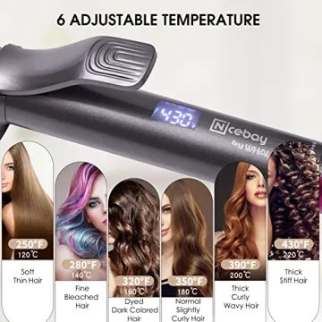 Professional Nicebay Curling Iron with Ceramic Technology