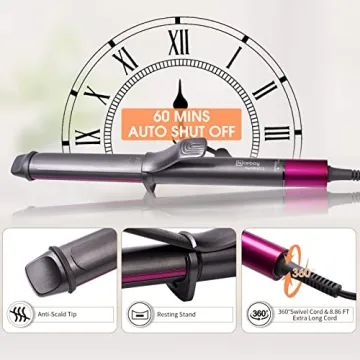 Professional Nicebay Curling Iron with Ceramic Technology