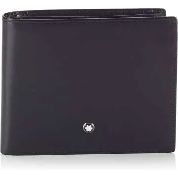 MONTBLANC Men's Black Credit Card Case, 12cm