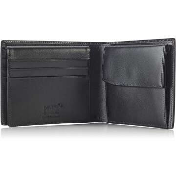 MONTBLANC Men's Black Credit Card Case, 12cm