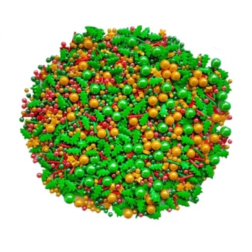 Christmas Sprinkles Edible Toppers for Festive Baking