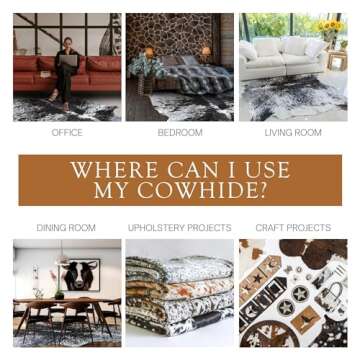 Sunshine Cowhides Genuine Salt and Pepper Cowhide Rug